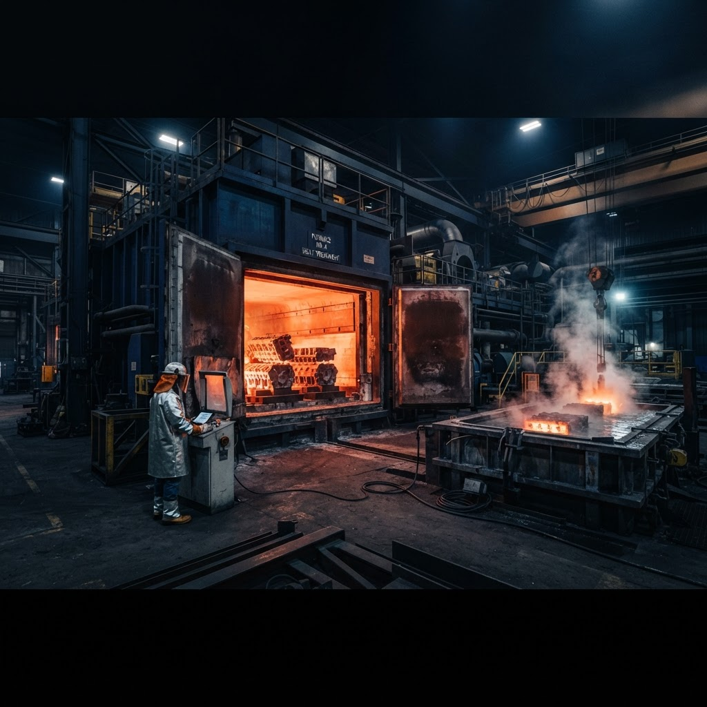 Heat treating at Ironbound Castings